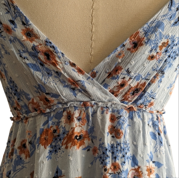 Altar'd State Floral Blue Dress - Picture 4 of 5
